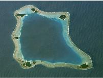 Palmerston from the space shuttle